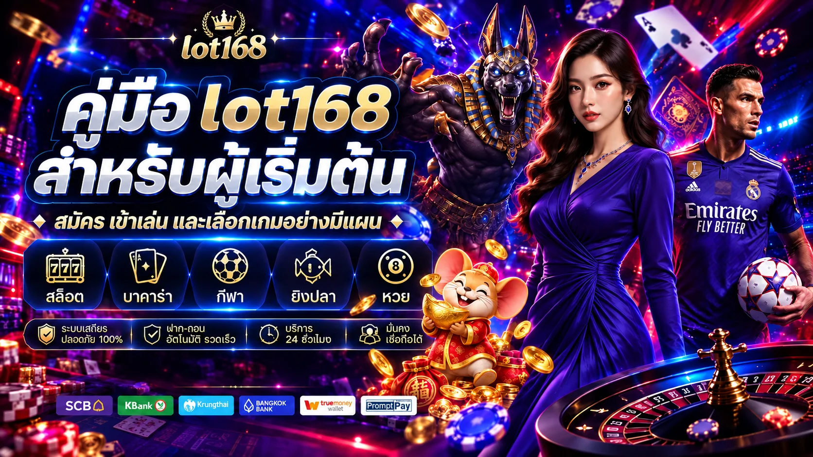lot168 คู่มือสมัคร ทางเข้า และเลือกเกมสำหรับมือใหม่